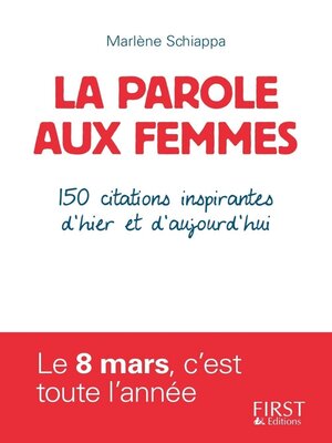 cover image of La Paroles aux femmes